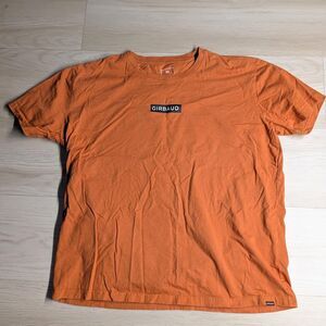 Marithe Francois Girbaud Men's Orange Box Logo T-shirt